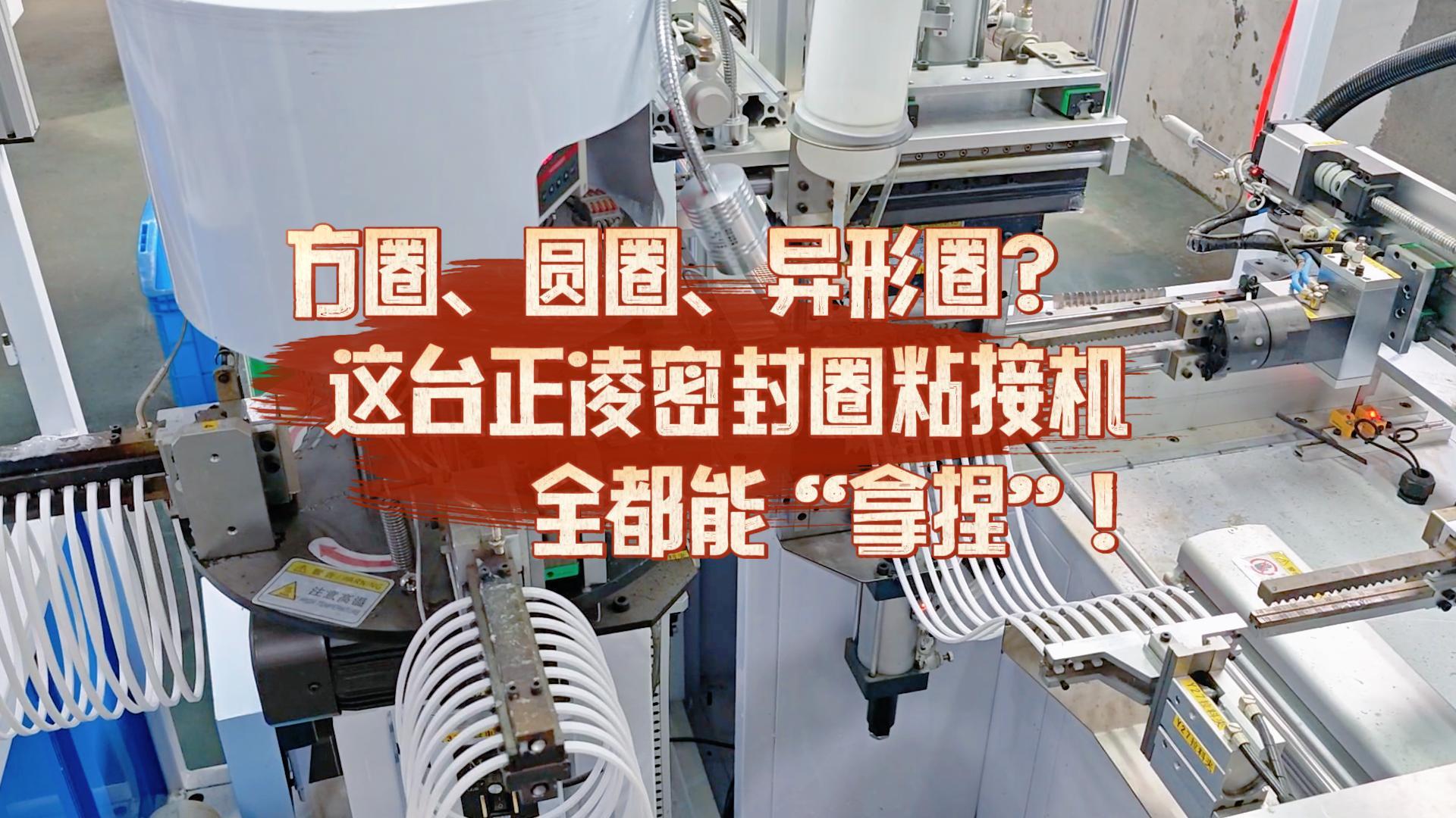 方圈、圓圈、異形圈？這臺全自動化密封圈粘接機(jī)全都能“拿捏”！